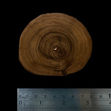 Load image into Gallery viewer, BMSWS110 Black Meat Figured Mysore Sandalwood Slab 11.1mm Thickness 36.8 grams
