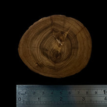 Load image into Gallery viewer, BMSWS116 Black Meat Figured Mysore Sandalwood Slab 11.4mm Thickness 37.5 grams
