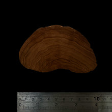 Load image into Gallery viewer, BMSWS136 Black Meat Figured Mysore Sandalwood Slab 7.8mm Thickness 36.9 grams
