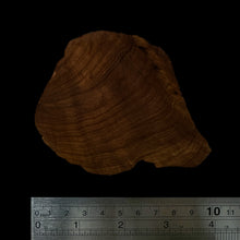 Load image into Gallery viewer, BMSWS145 Black Meat Figured Mysore Sandalwood Slab 7.8mm Thickness 46.1 grams
