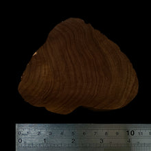 Load image into Gallery viewer, BMSWS148 Black Meat Figured Mysore Sandalwood Slab 8mm Thickness 53.1 grams
