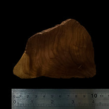 Load image into Gallery viewer, BMSWS153 Black Meat Figured Mysore Sandalwood Slab 7.8mm Thickness 44 grams
