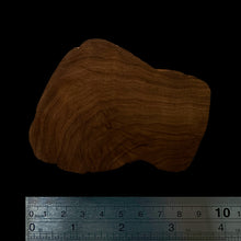 Load image into Gallery viewer, BMSWS155 Black Meat Figured Mysore Sandalwood Slab 7.8mm Thickness 36.5 grams
