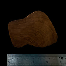 Load image into Gallery viewer, BMSWS155 Black Meat Figured Mysore Sandalwood Slab 7.8mm Thickness 36.5 grams
