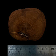 Load image into Gallery viewer, BMSWS163 Black Meat Figured Mysore Sandalwood Slab 7.4mm Thickness 36.3 grams
