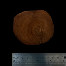 Load image into Gallery viewer, BMSWS166 Black Meat Figured Mysore Sandalwood Slab 7.4mm Thickness 27.9 grams
