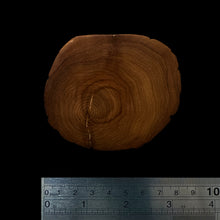 Load image into Gallery viewer, BMSWS166 Black Meat Figured Mysore Sandalwood Slab 7.4mm Thickness 27.9 grams
