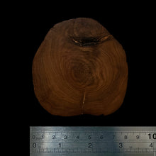 Load image into Gallery viewer, BMSWS171 Black Meat Figured Mysore Sandalwood Slab 7.4mm Thickness 34.7 grams
