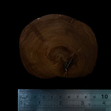 Load image into Gallery viewer, BMSWS185 Black Meat Figured Mysore Sandalwood Slice 7.6mm Thickness 36.6 grams
