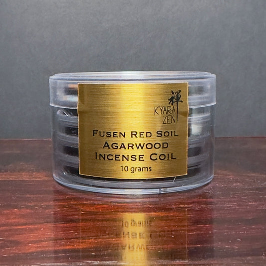 Fusen Red Soil Agarwood Incense Coil 10g