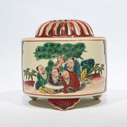 Kutani-Ware Kōro Nishiki Iroe