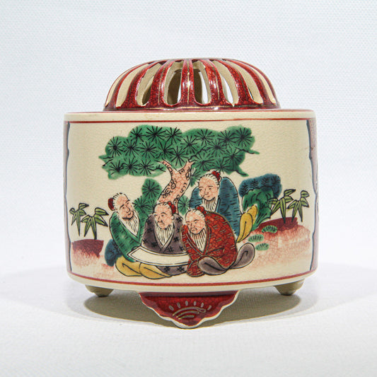 Kutani-Ware Kōro Nishiki Iroe