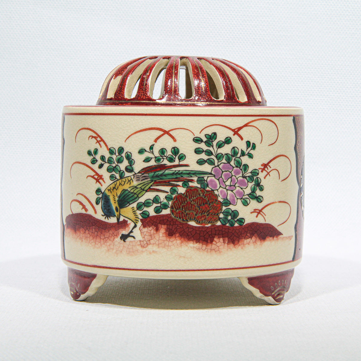 Kutani-Ware Kōro Nishiki Iroe