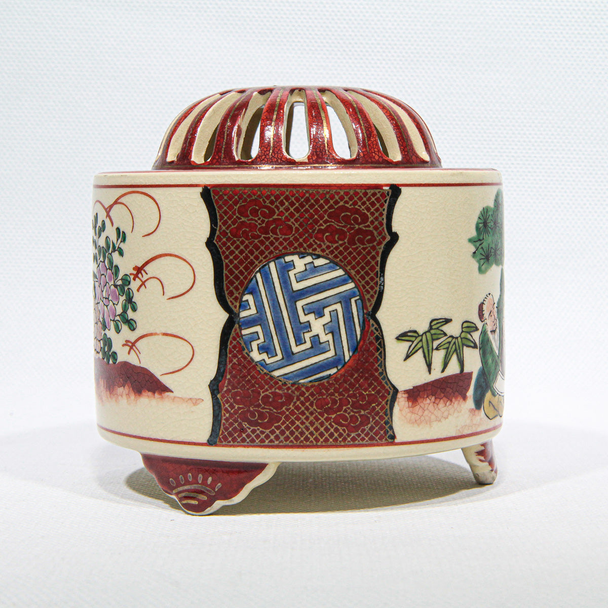 Kutani-Ware Kōro Nishiki Iroe