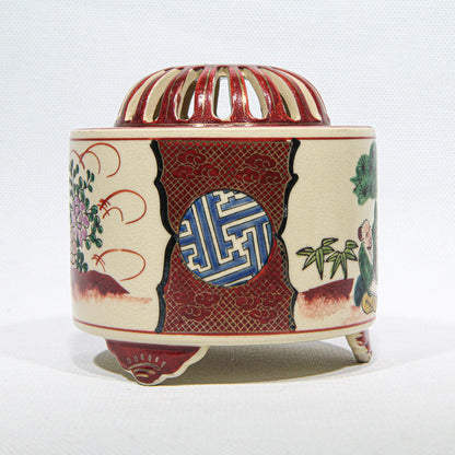 Kutani-Ware Kōro Nishiki Iroe