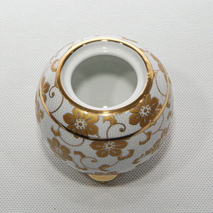 Kutani-Ware Kōro Shirogane
