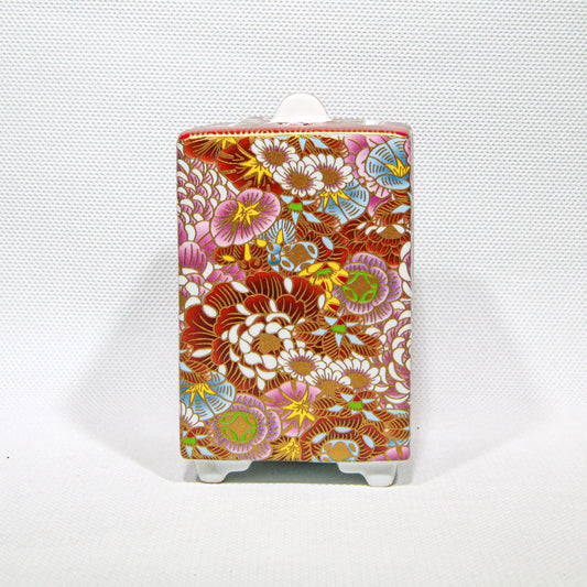 Kutani-Ware Kōro Garden Eternally in Bloom (Square)