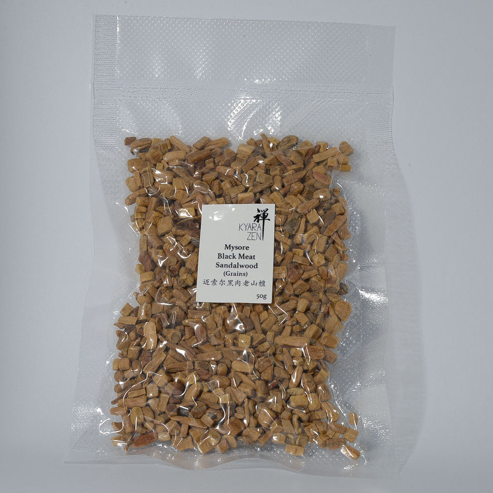 Mysore Black Meat Sandalwood Grains 50g
