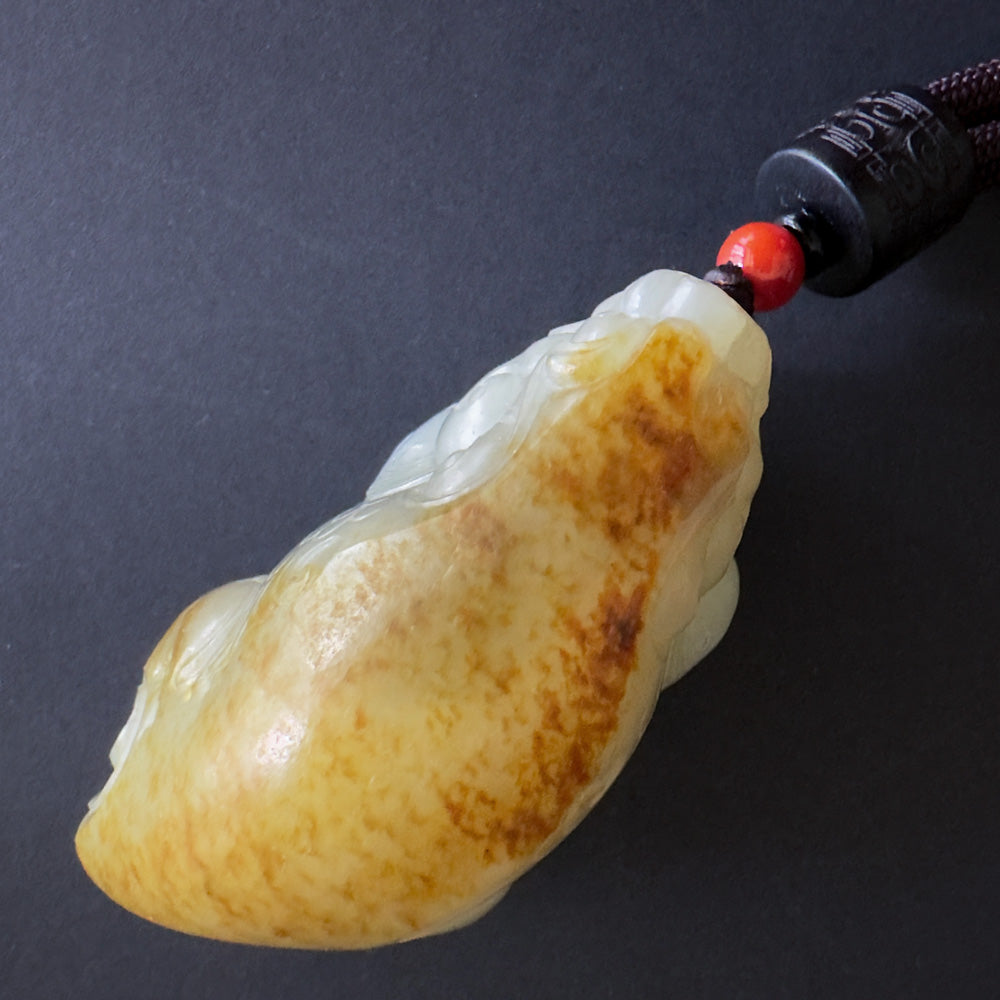 Premium Nephrite Pixiu  - Fortune’s Crimson Crest 鸿运当头