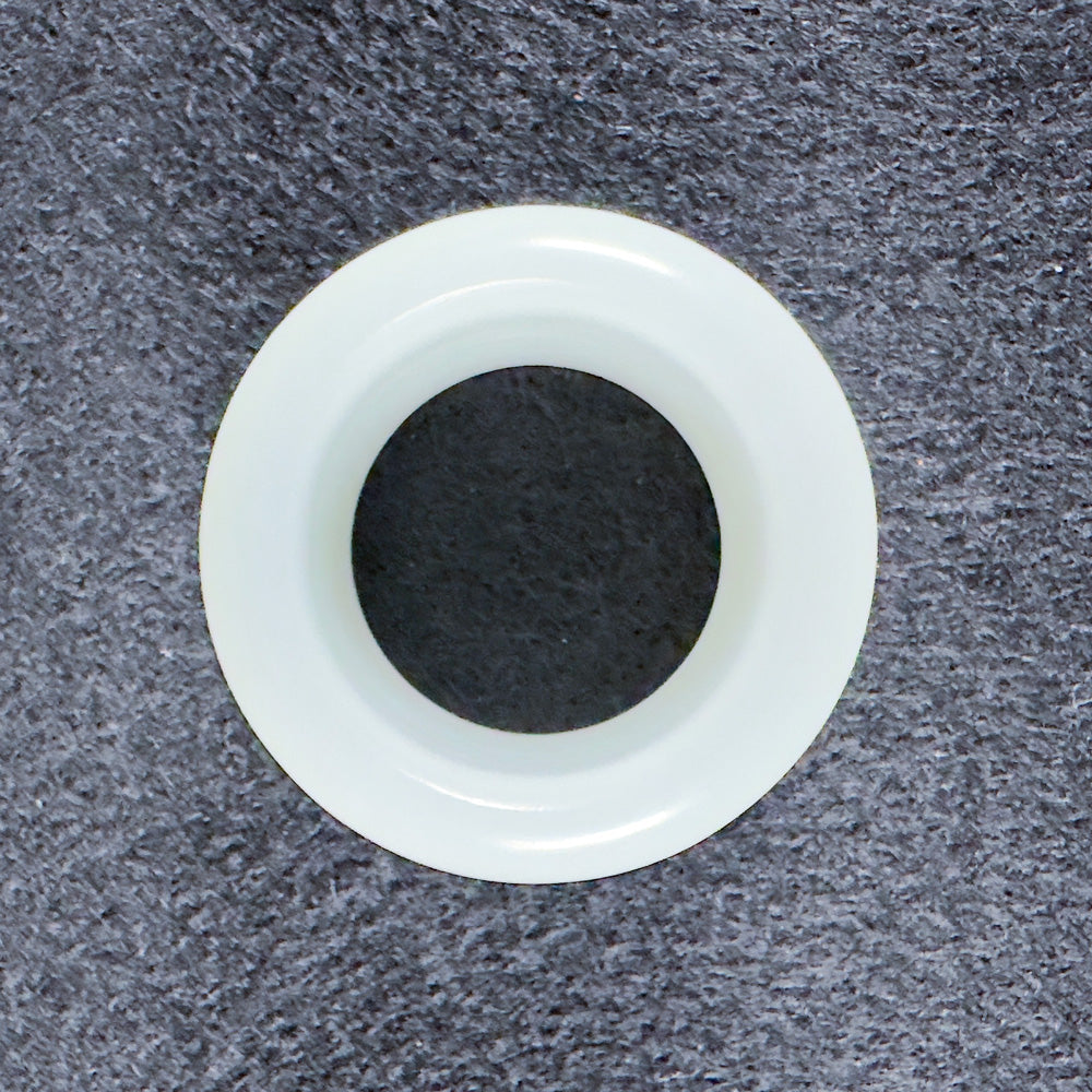 Russian White Nephrite Thumb Ring 20.2mm