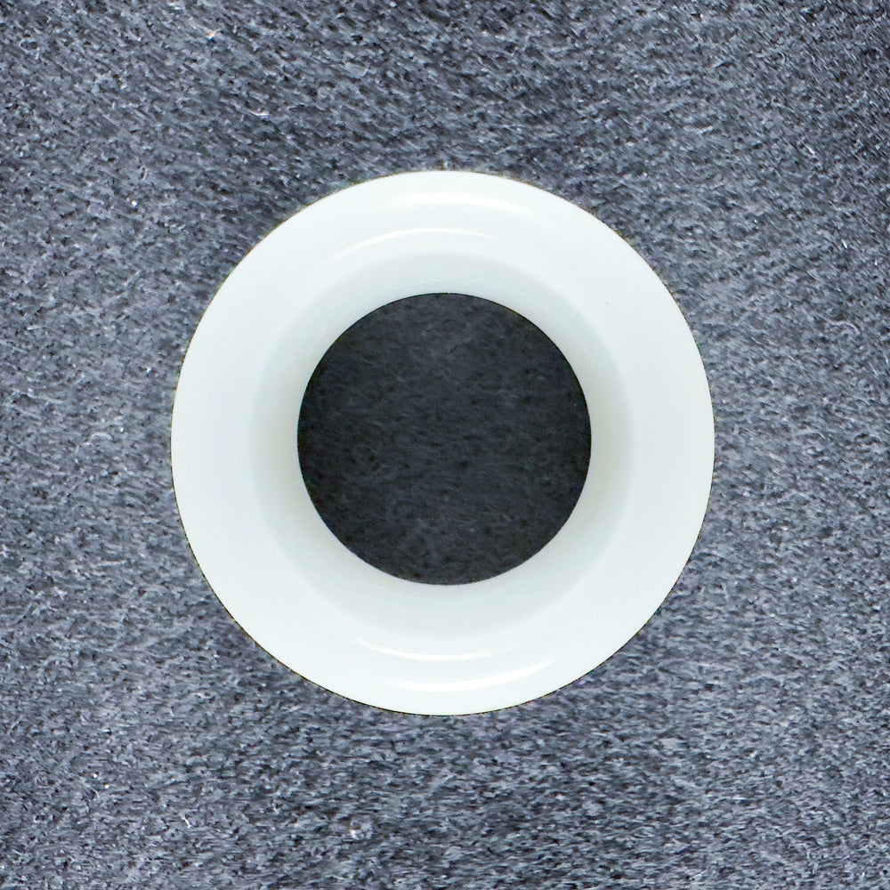 Russian White Nephrite Thumb Ring 22.1mm