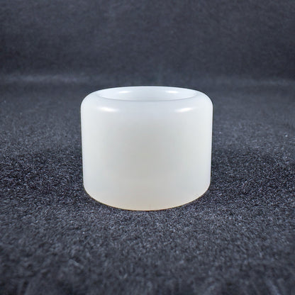Top-Grade Russian White Nephrite Thumb Ring 22.1mm