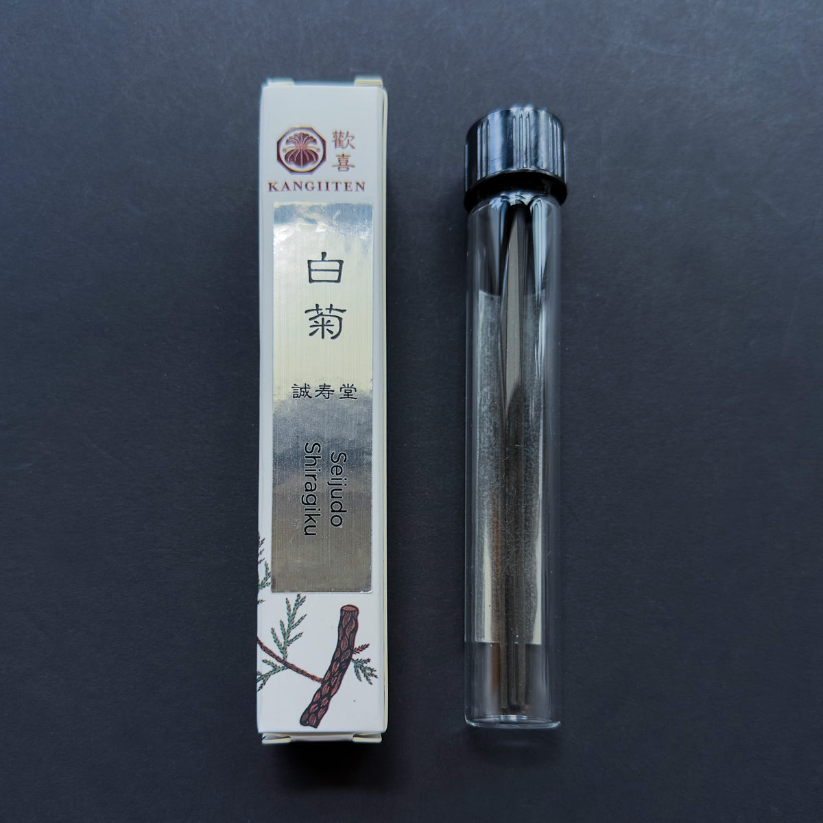 White Box Seijudo Shiragiku (3 Sticks) 誠壽堂 白菊