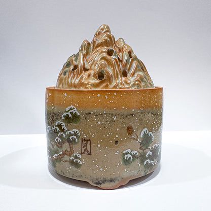 Shino-Ware Snow Pines & Wild Hares Horai Kōro