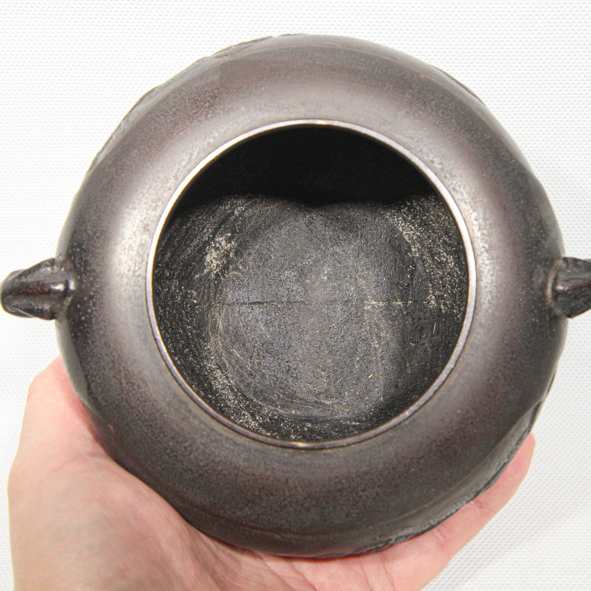 Takaoka Bronze Teppachi Kōro with Foo Dog Lid