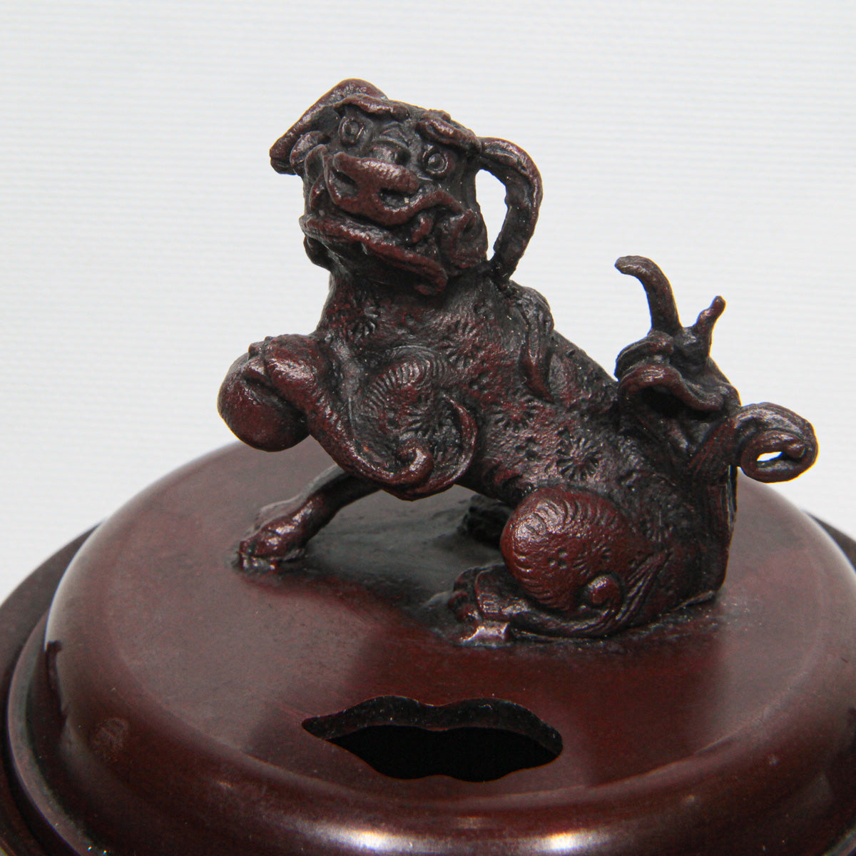 Takaoka Bronze Kōro Yamato-style Lion Lid