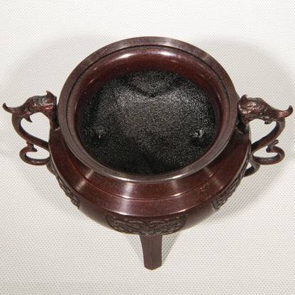 Takaoka Bronze Kōro Yamato-style Lion Lid