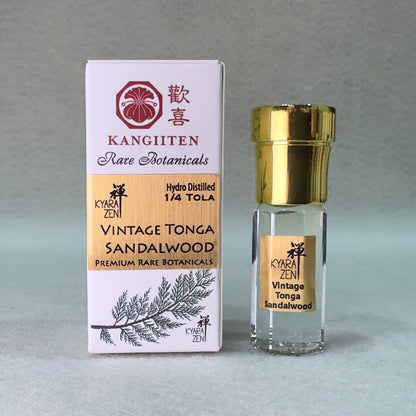 Vintage Tonga Sandalwood 1/4 Tola (Hydrodistilled)