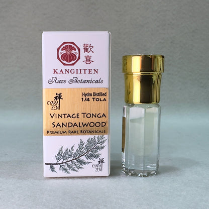 Vintage Tonga Sandalwood 1/4 Tola (Hydrodistilled)