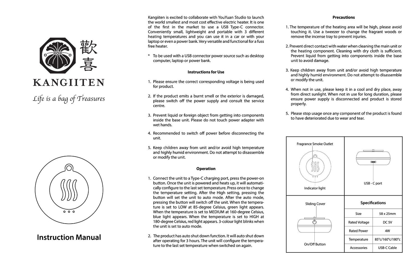 Kangiiten Portable Heater Kit