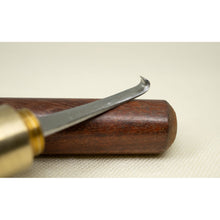 Load image into Gallery viewer, Shaving knife with wooden holder.
